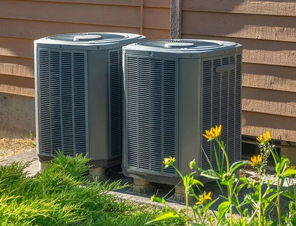 Illustration showing the energy savings, comfort, and performance benefits of professional AC repair and installation.