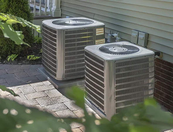 Certified HVAC technicians completing a full residential installation in Southaven, TN using advanced tools.